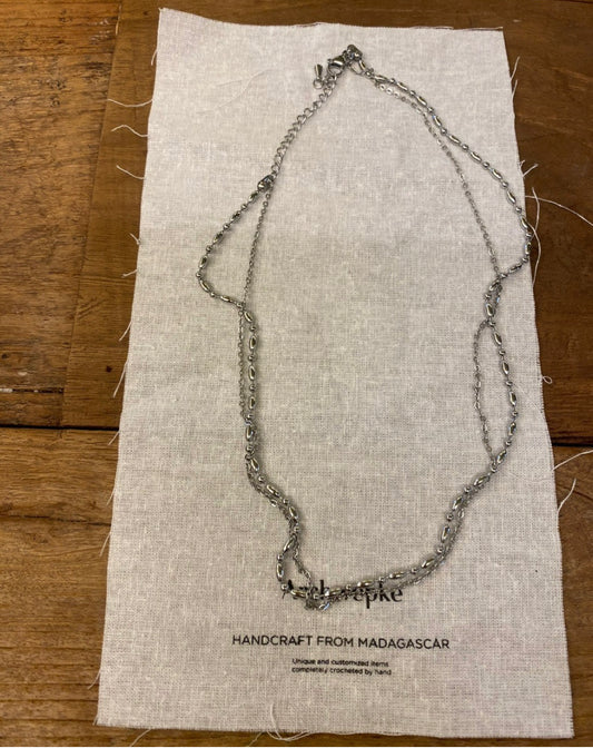 雙層點點頸鏈(不可分拆)