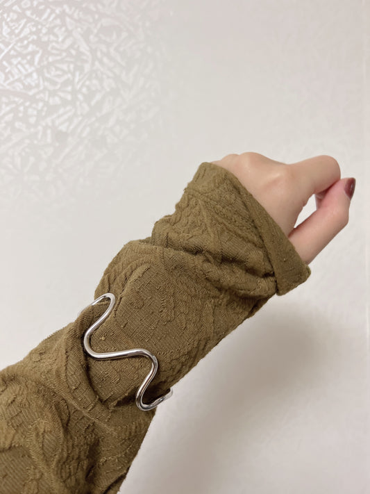 波浪線開口手鈪