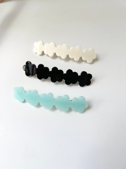 靚~花花長髮夾