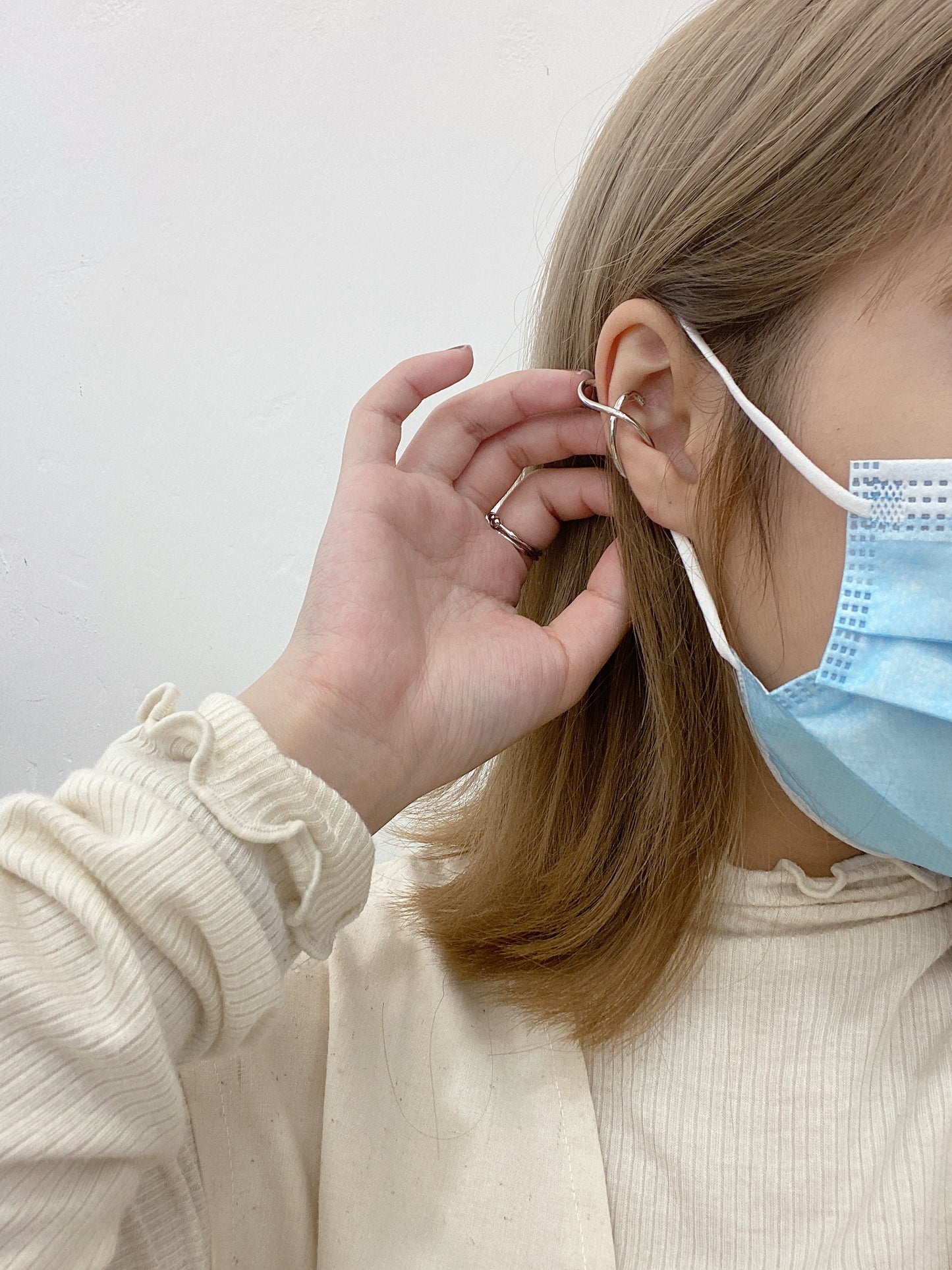 氣質交叉EAR CUFF
