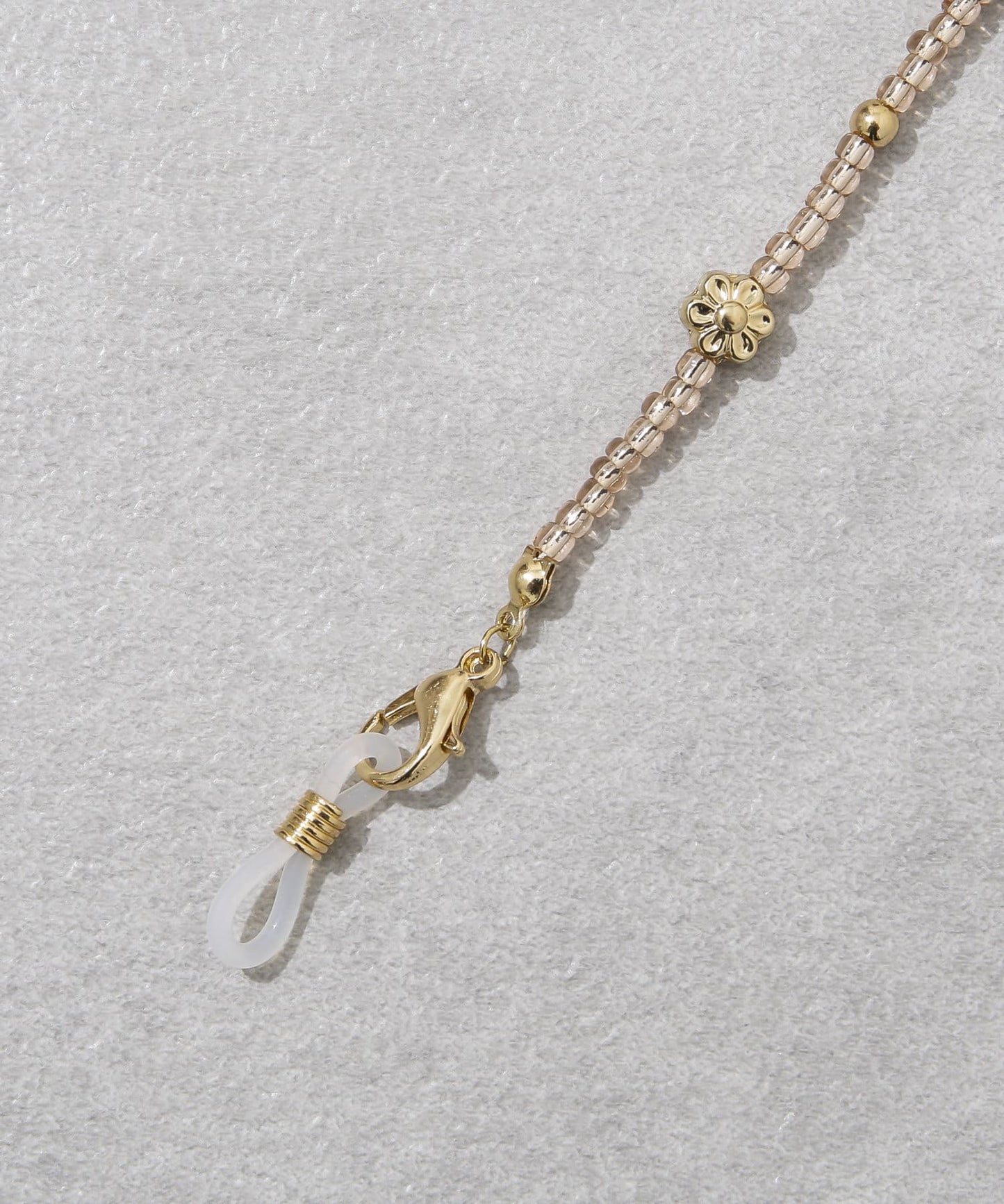 復古粒粒花多用途鏈/ 口罩鏈