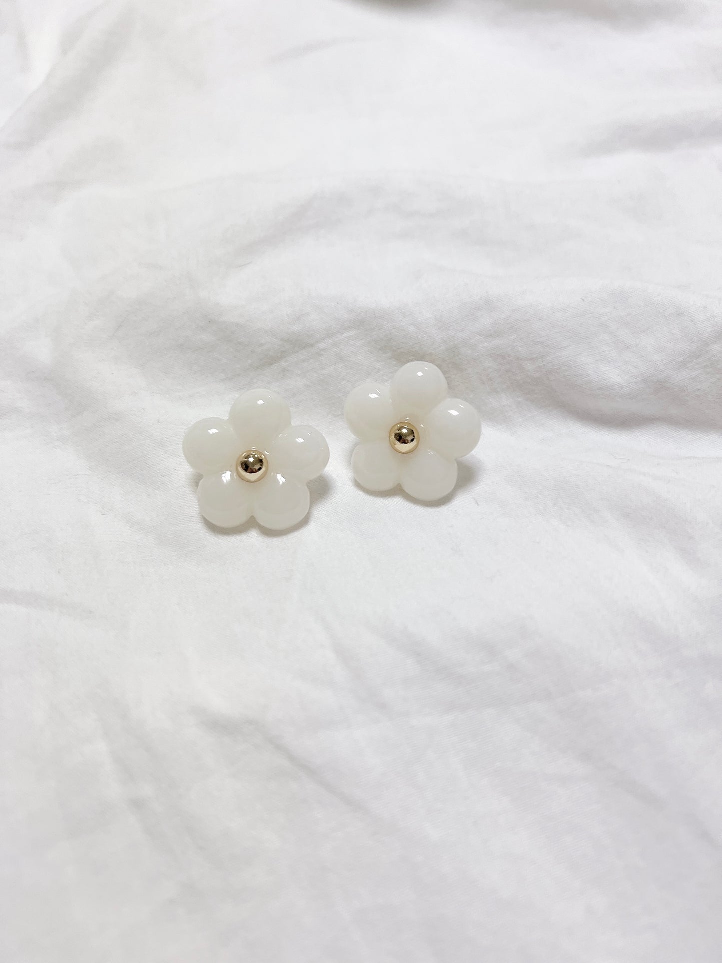 超可愛脹卜卜花花耳環
