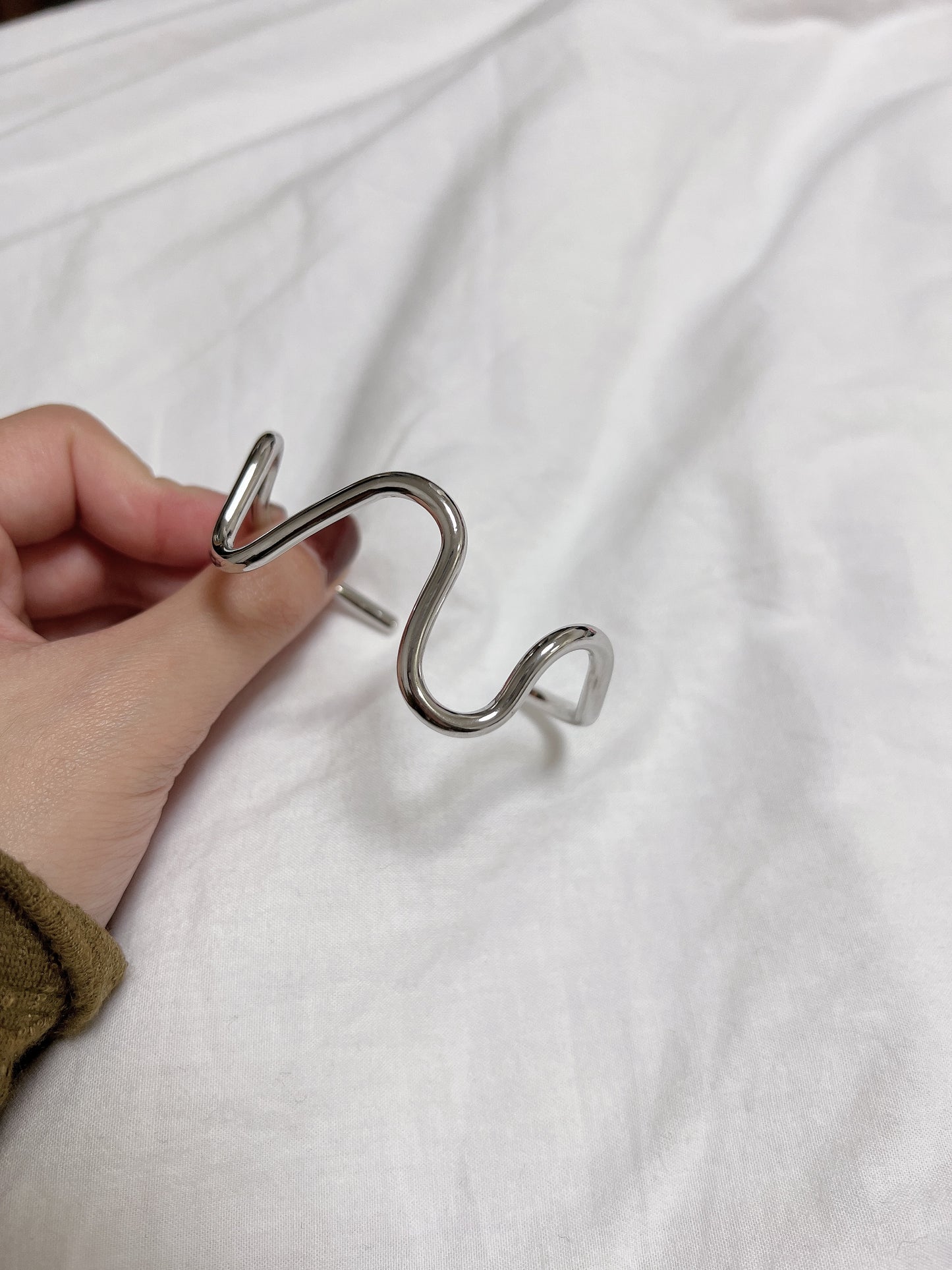 波浪線開口手鈪