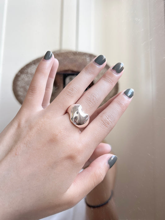 不規則邊邊粗戒指