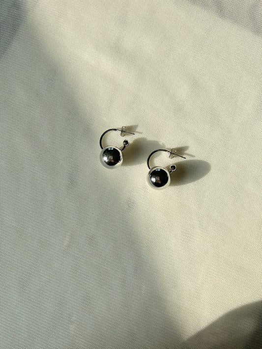 小BALL BALL半彎耳環