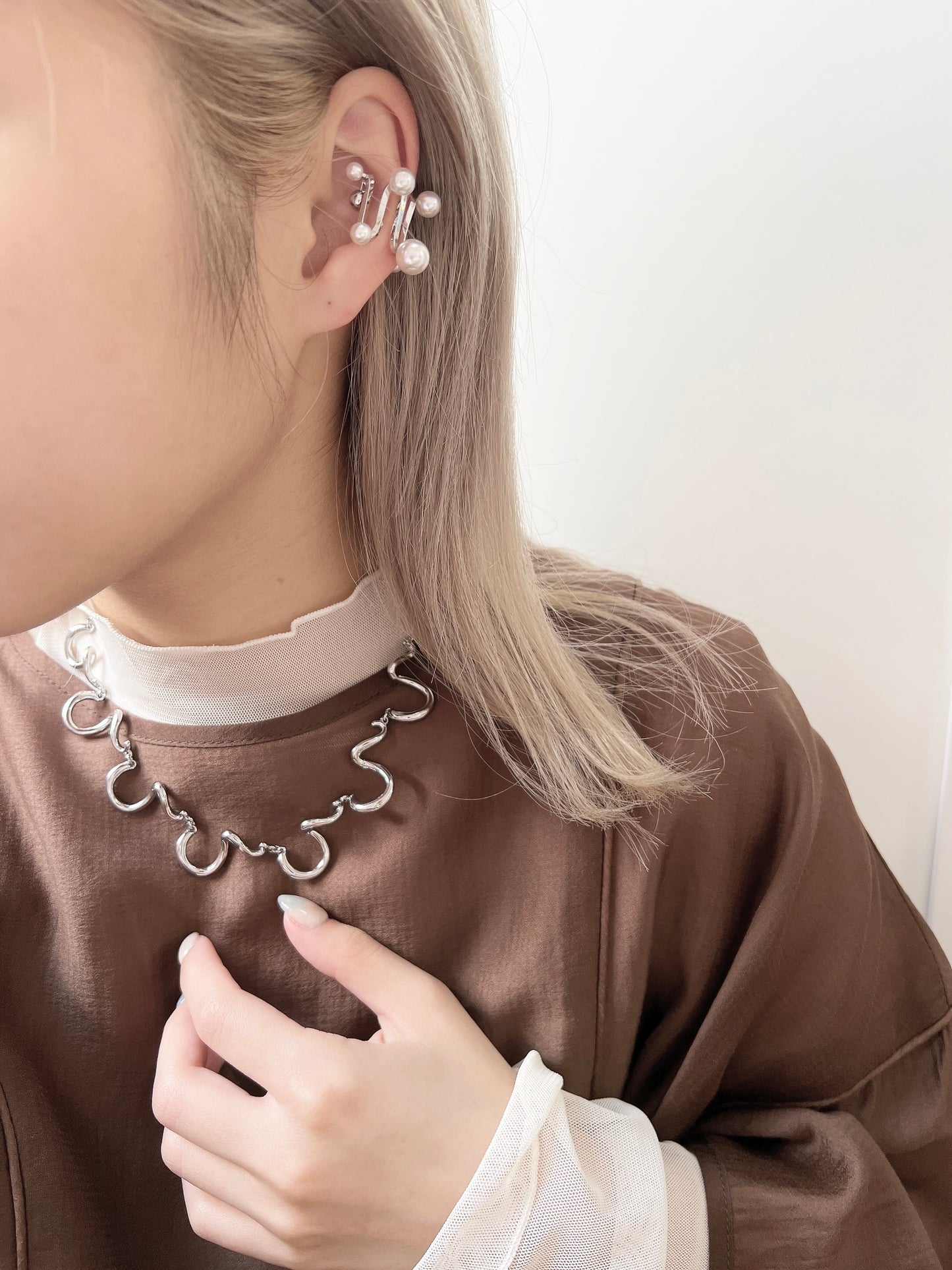 特別的珍珠彎彎EARCUFF