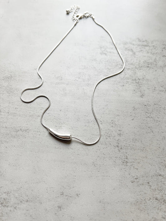 簡約水滴幼頸鏈