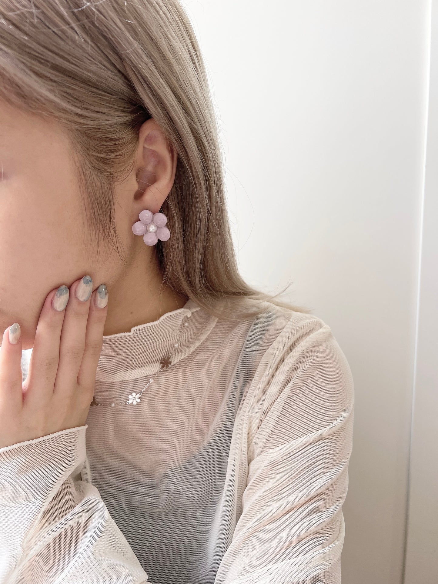 MUST BUY! JELLY FLOWER EARRING