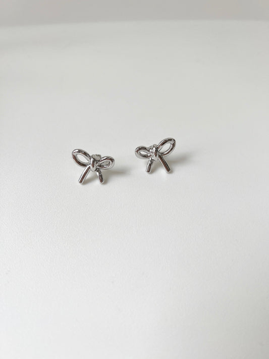 可愛小蝴蝶結耳環