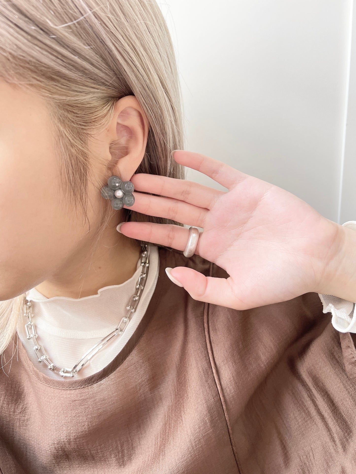 MUST BUY! JELLY FLOWER EARRING