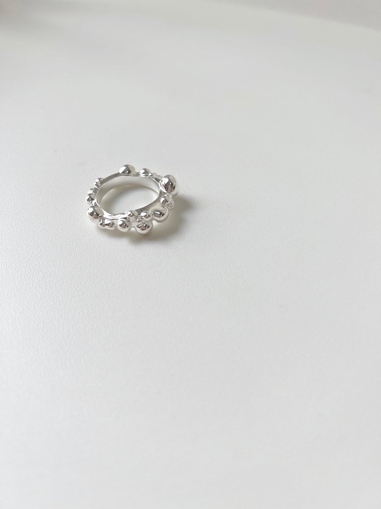 霧面大小點點RING