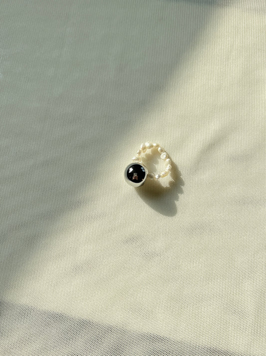 大BALL BALL 珍珠RING