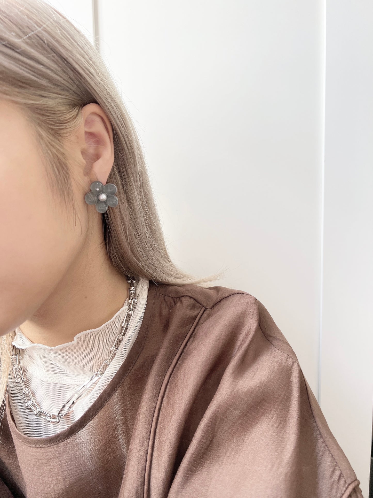 MUST BUY! JELLY FLOWER EARRING