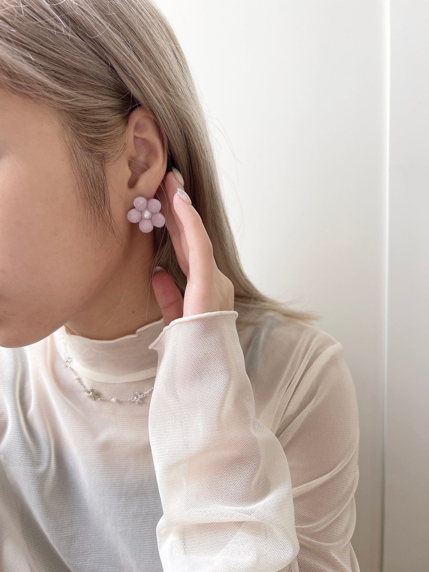 MUST BUY! JELLY FLOWER EARRING