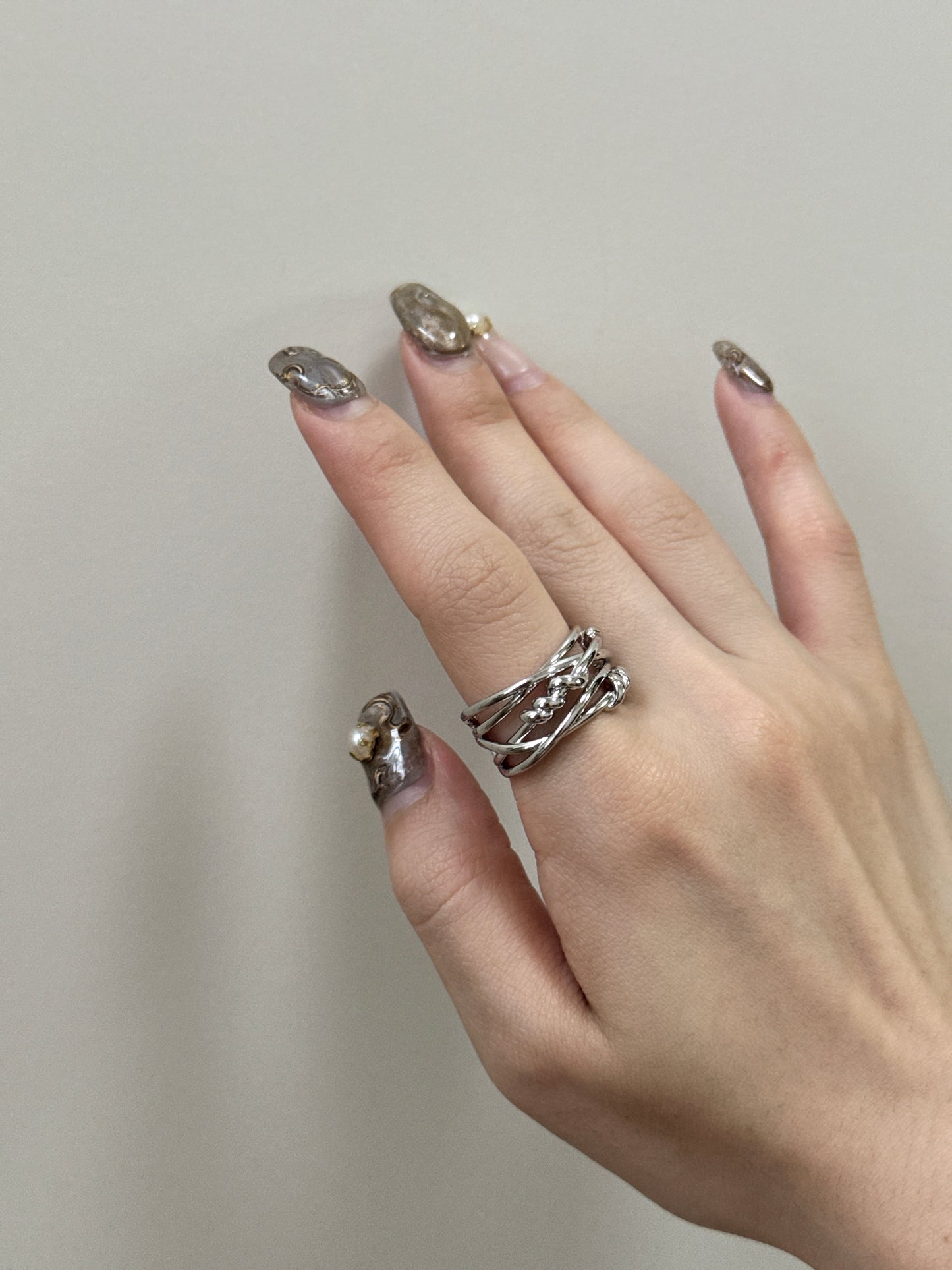 Basic橫條扣扣RING