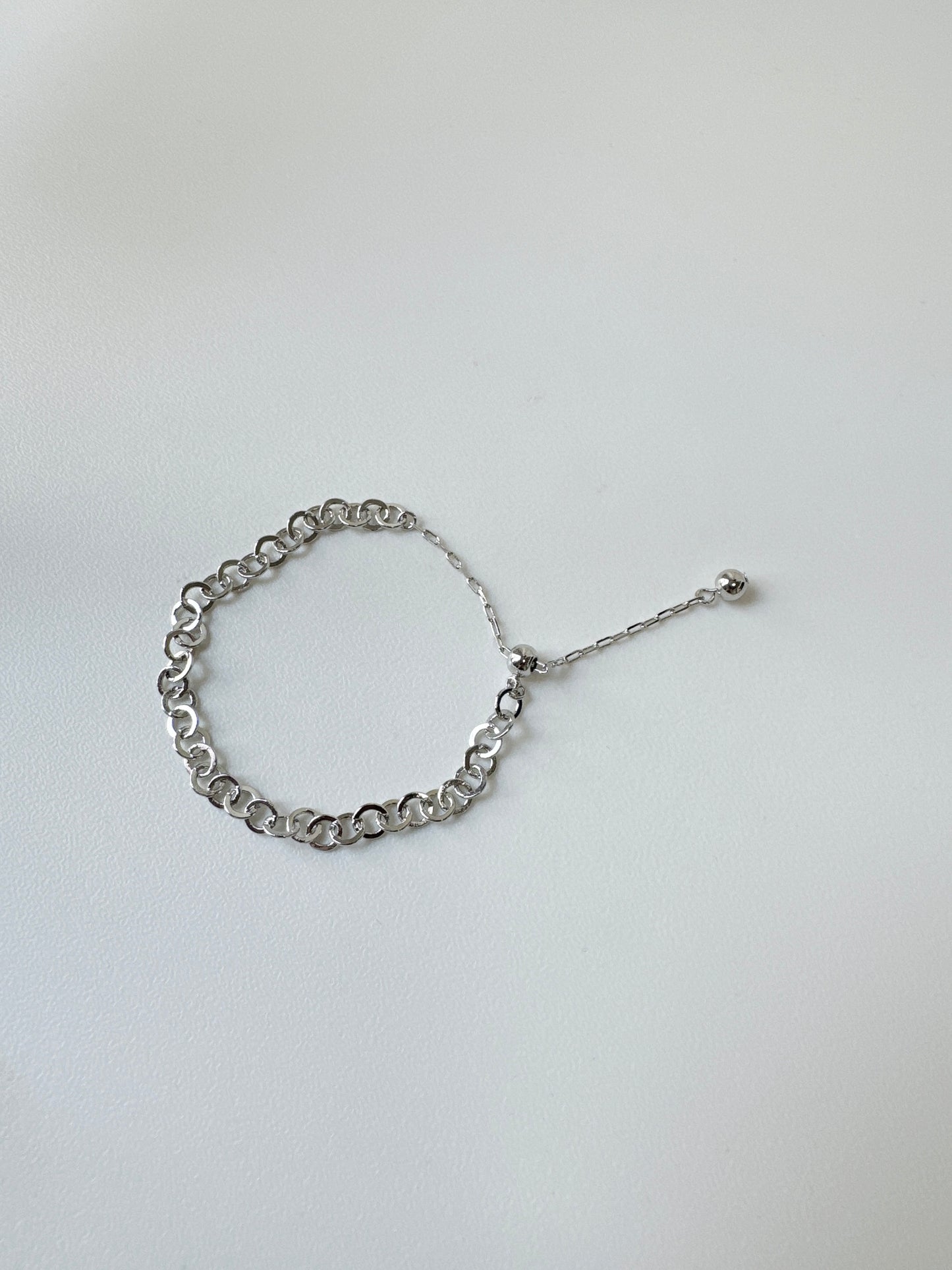 自由調長度！小圓扣扣手鏈