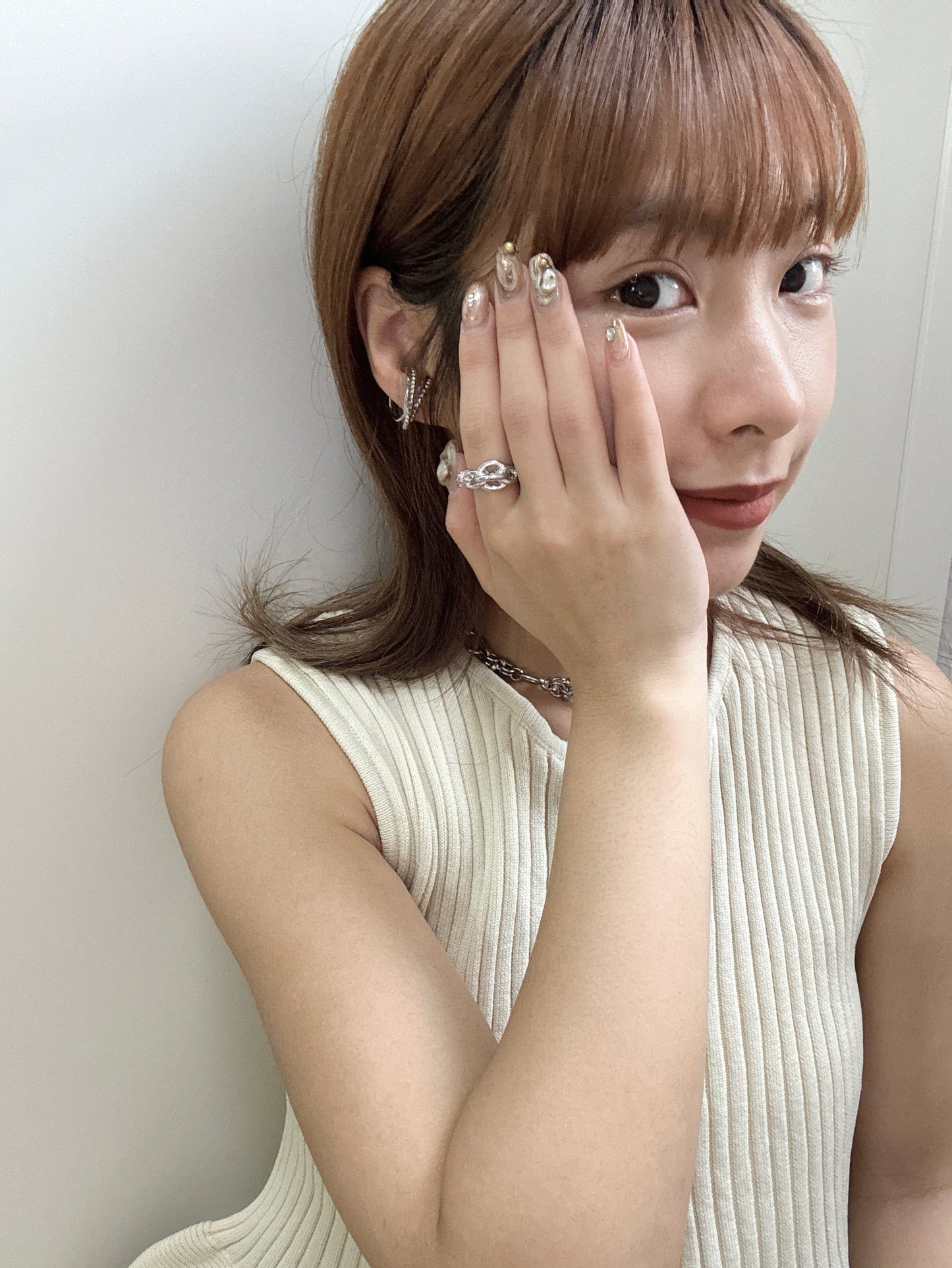 珠珠交叉圈EARCUFF