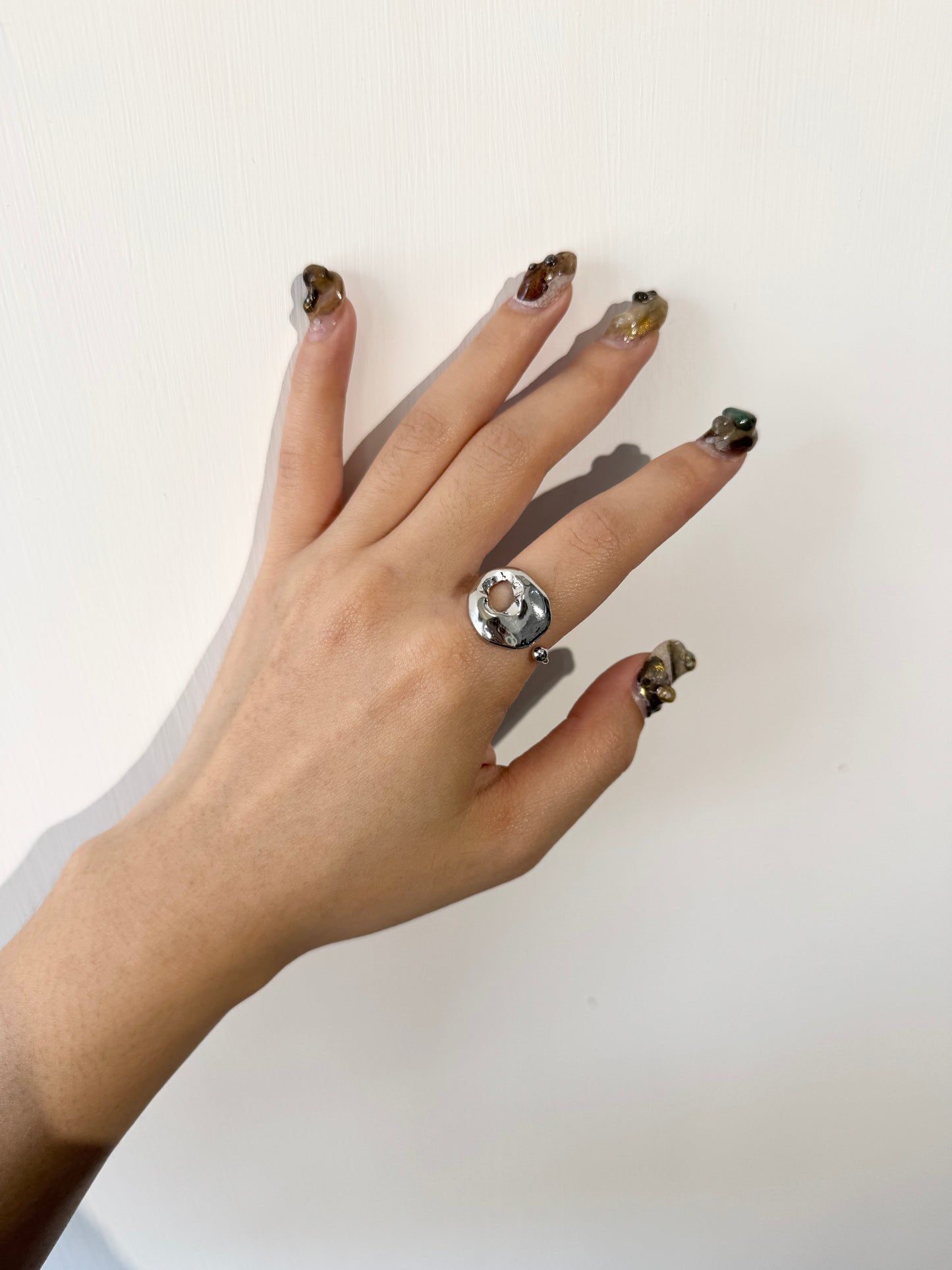 現貨// 開口圓洞洞RING