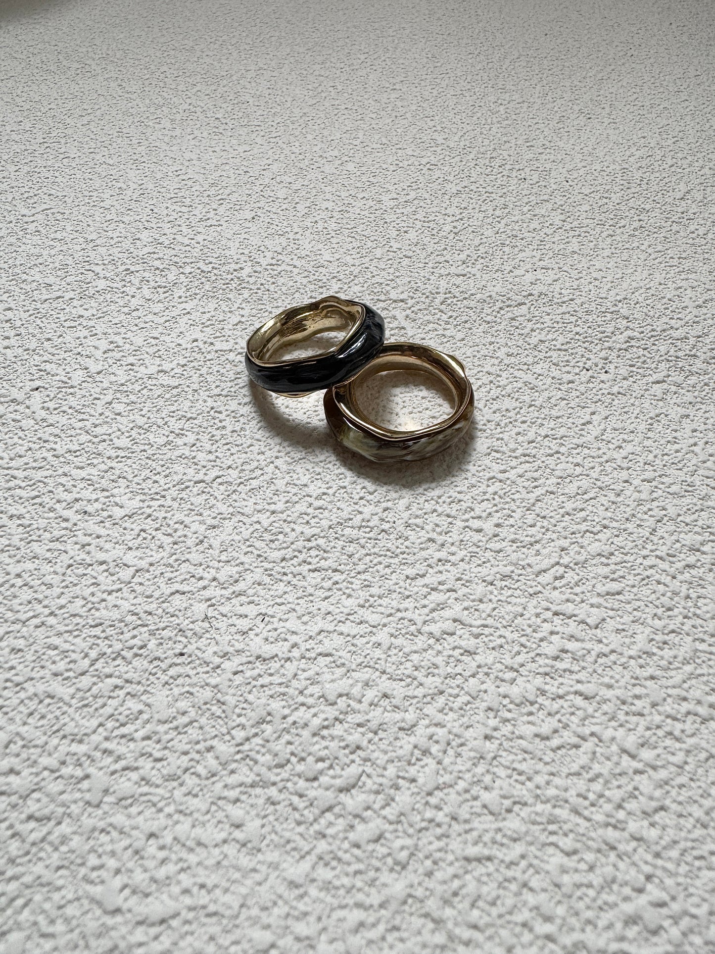 Vintage 暈染金邊RING