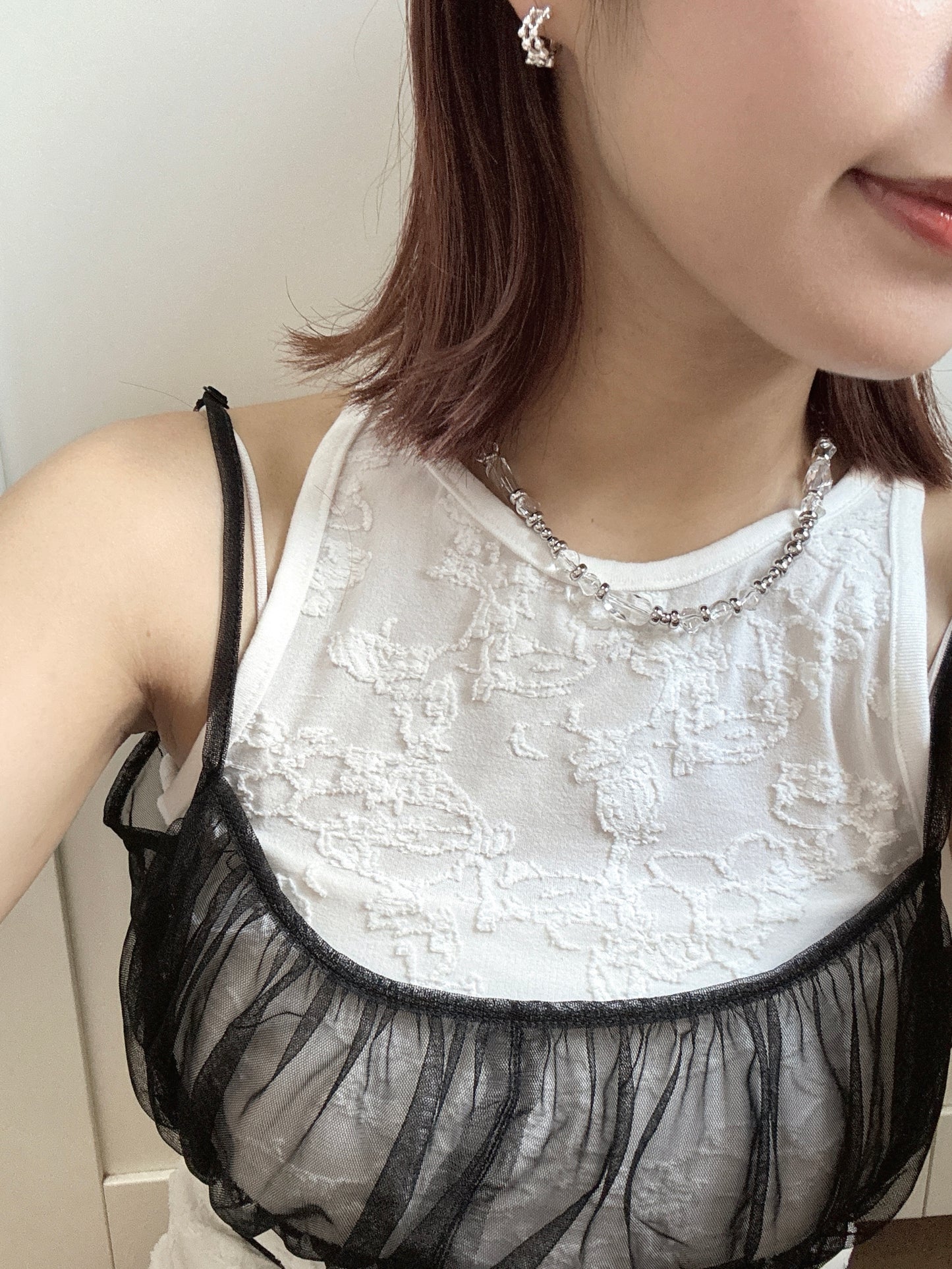 必買！銀珠透明感型格頸鏈