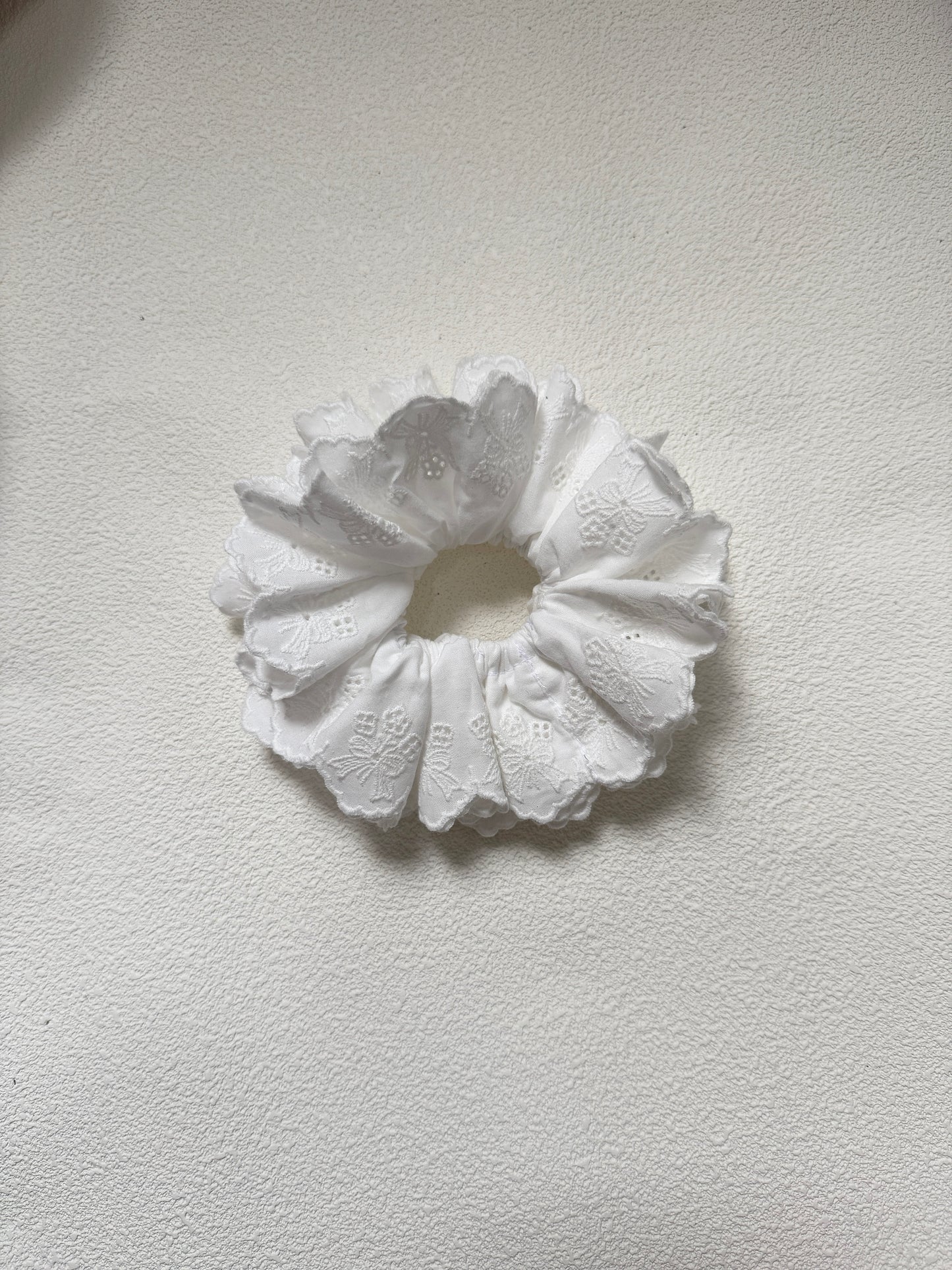 自留！高質感刺繡花邊層次髮圈✿