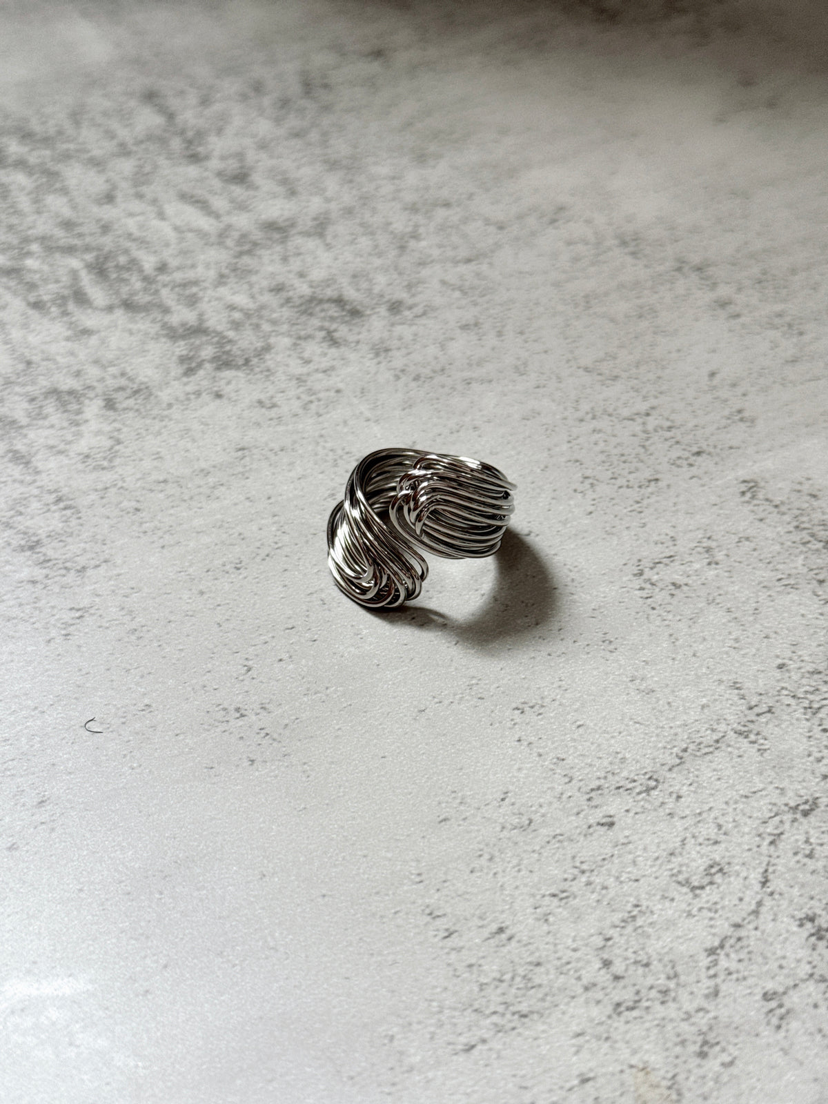 重疊S線條RING