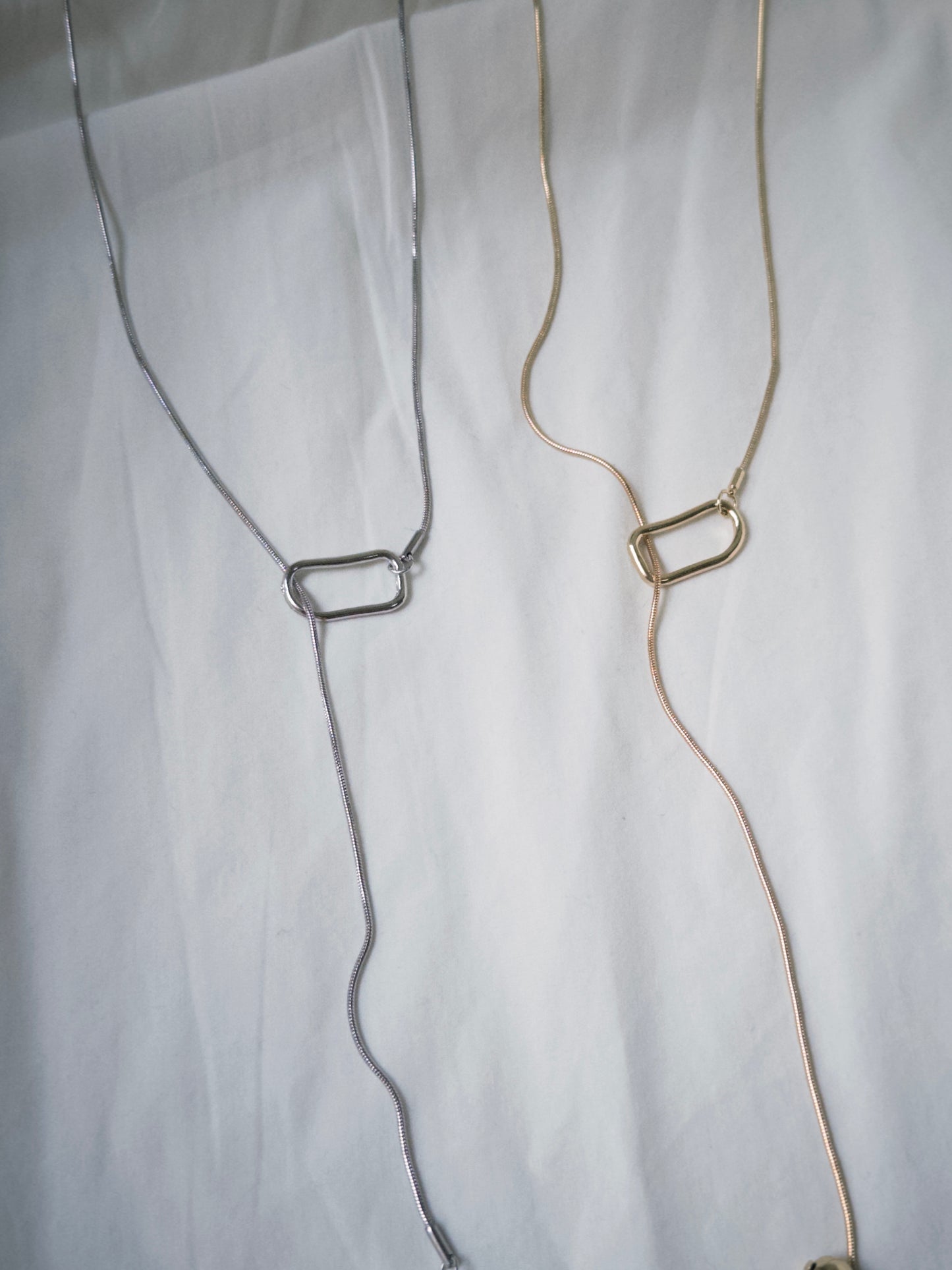 方框吊珠長頸鏈