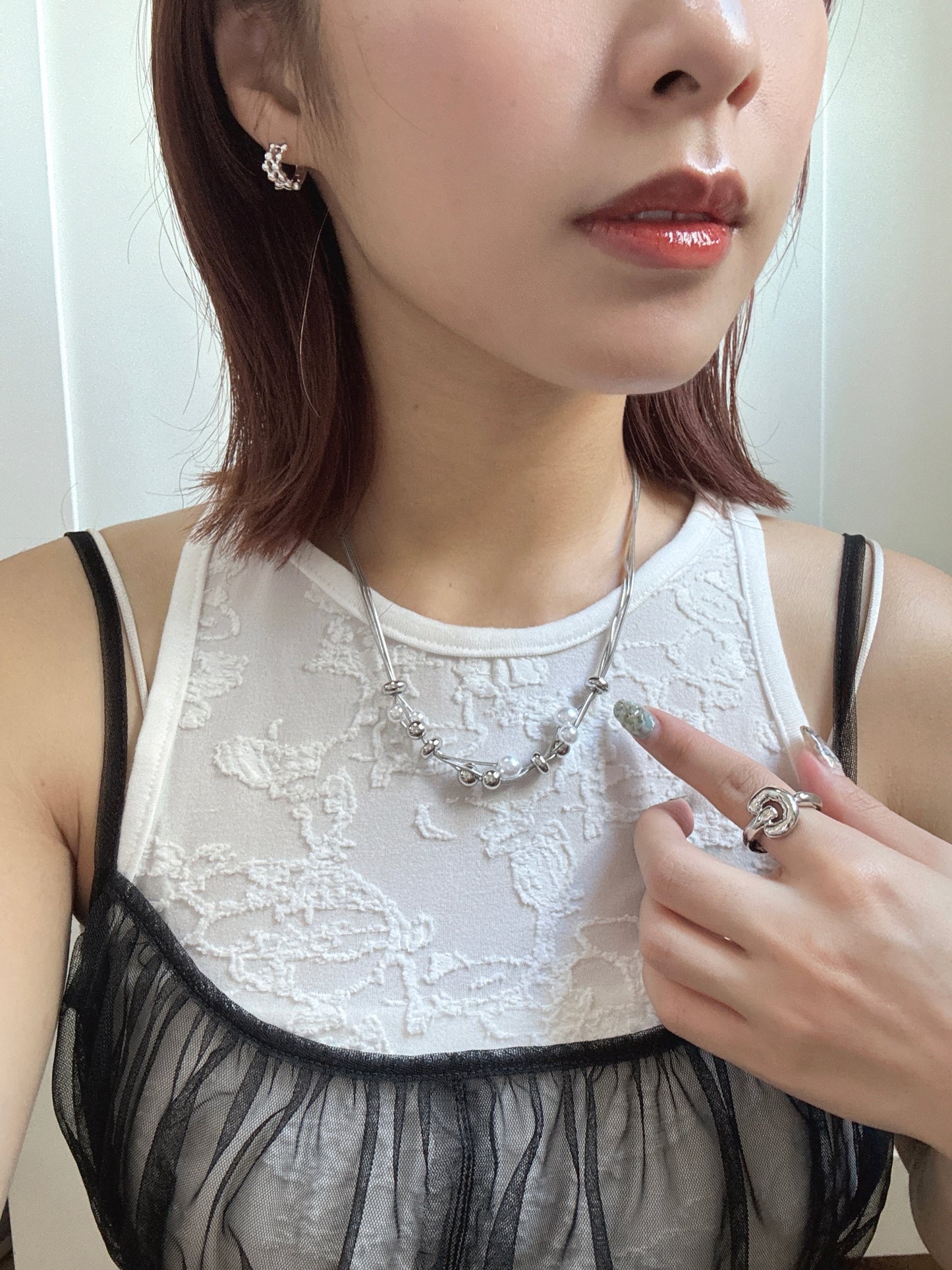 LAYER 珍珠X珠珠串串頸鏈