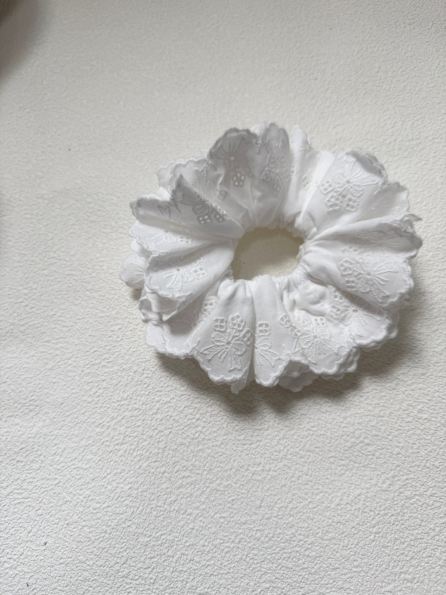 自留！高質感刺繡花邊層次髮圈✿