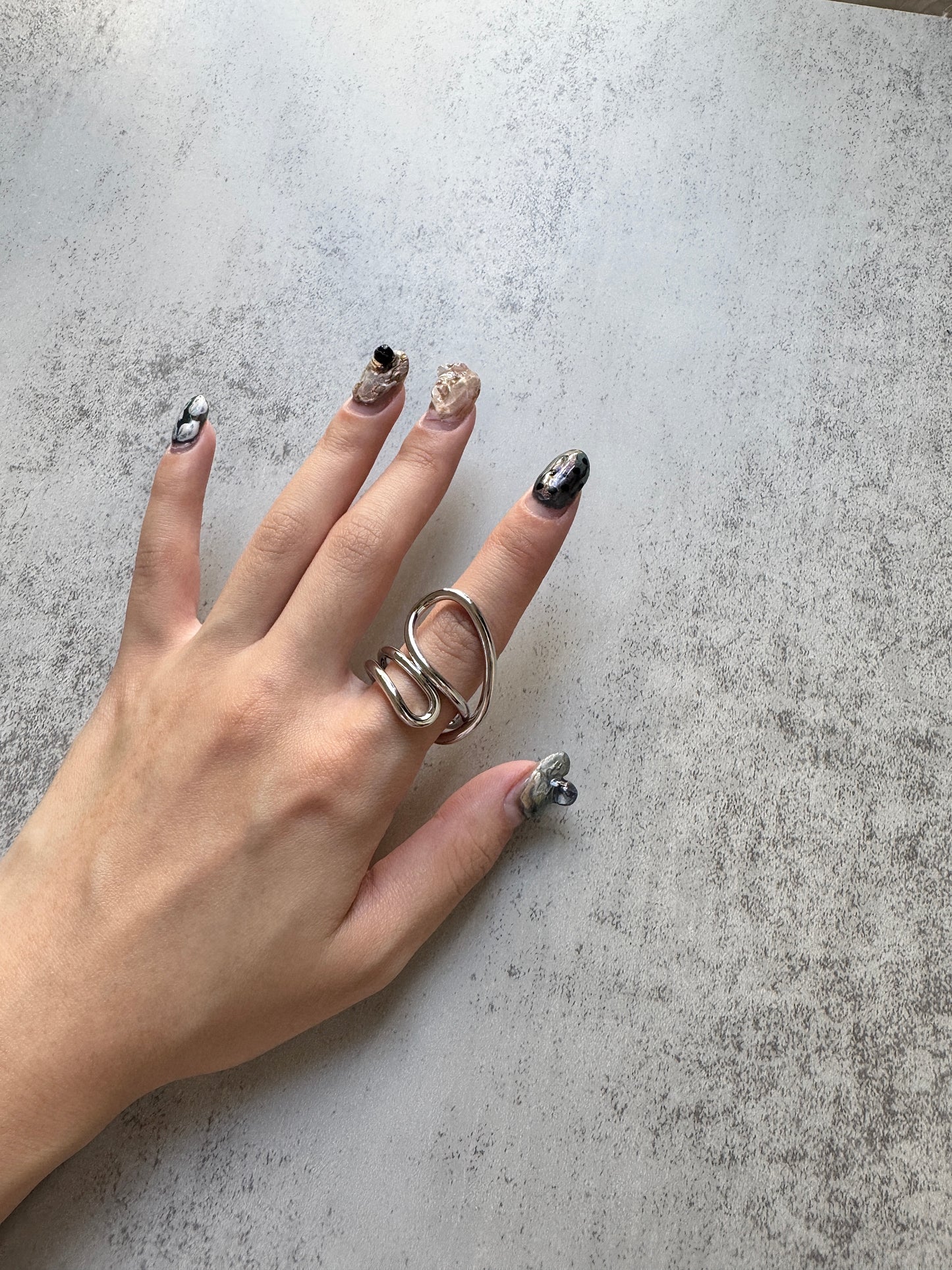 設計感大小拼圈RING