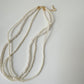 Layer pearl necklace