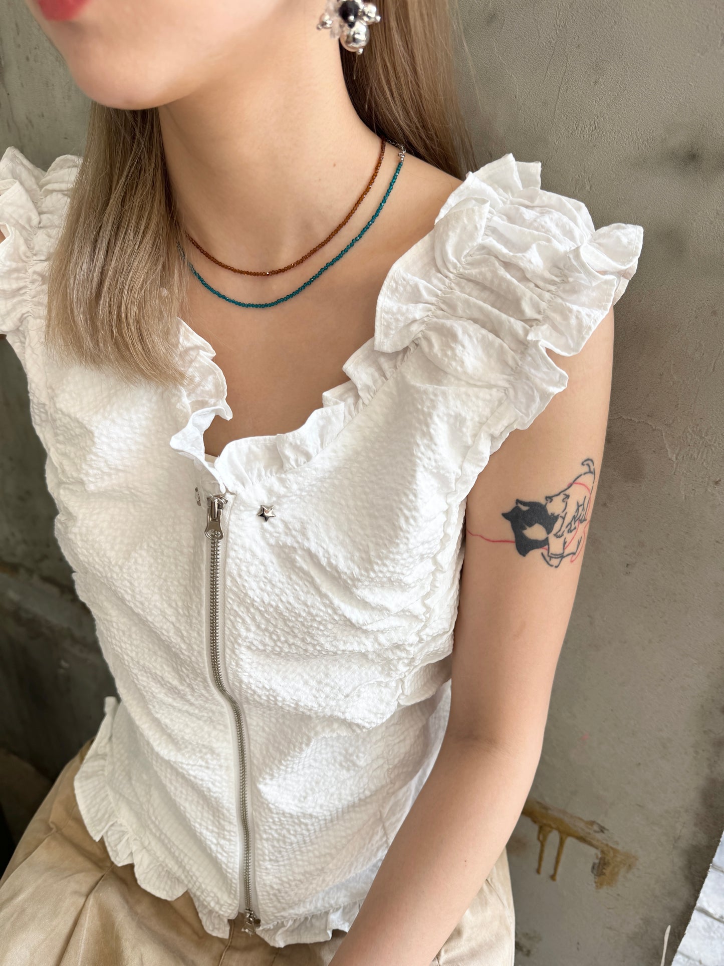 多色入！巨百撘細亮珠幼頸鏈