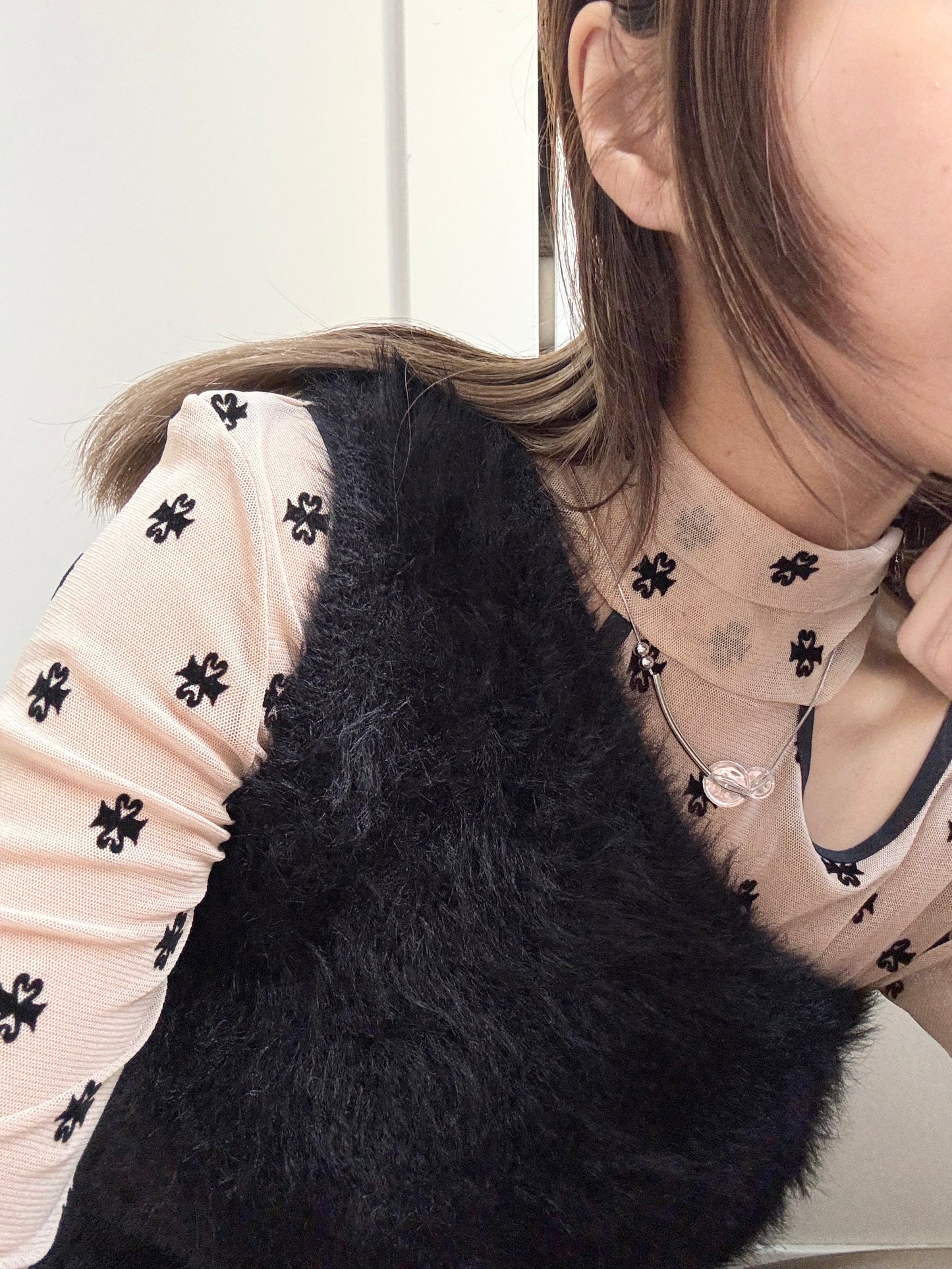 簡約透明感波波頸鏈！