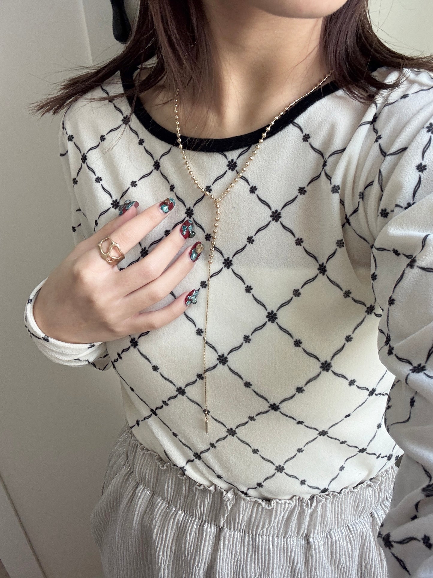 霧面不規則洞洞RING