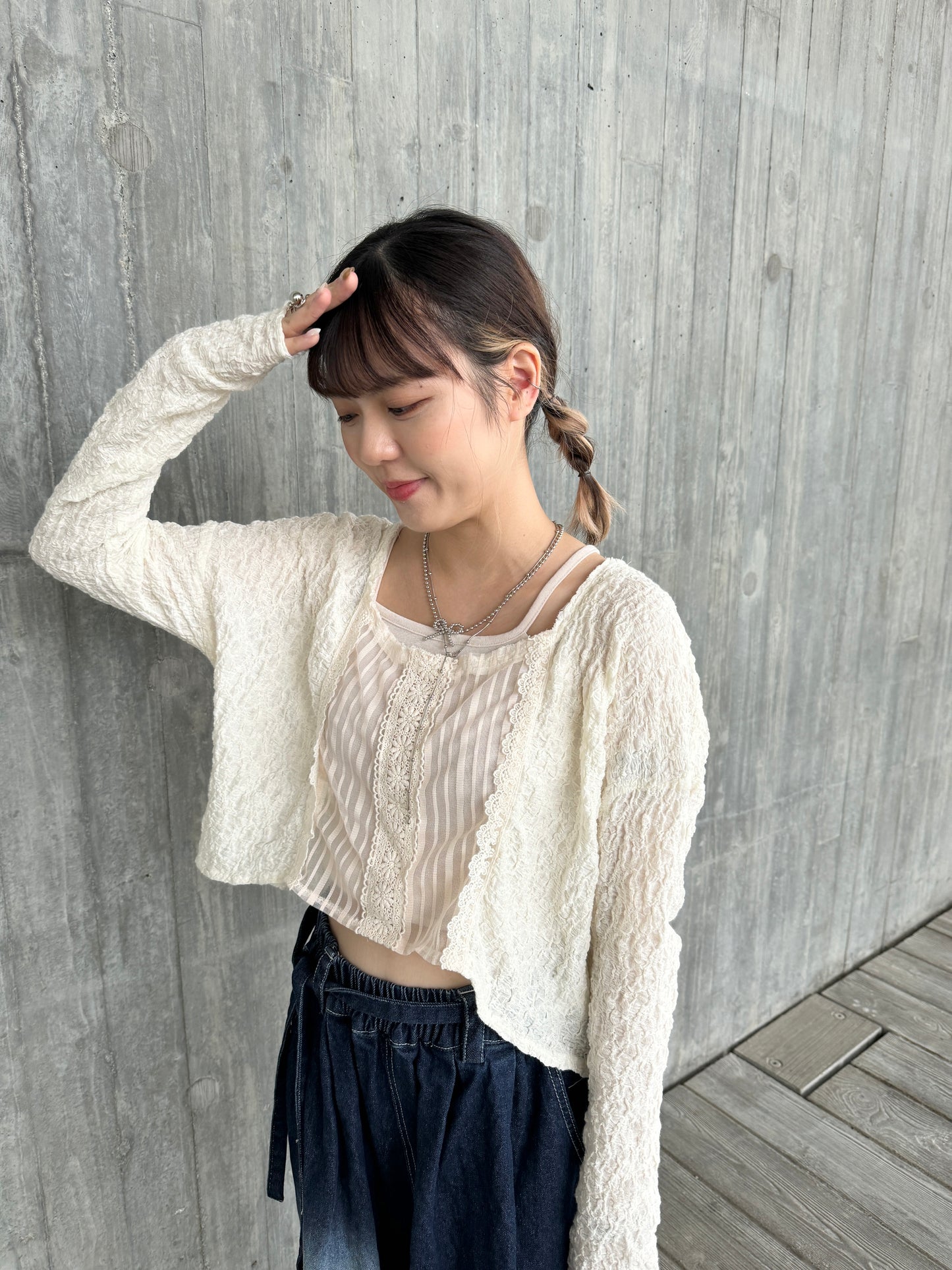 日系感幼點點長頸鏈（自由調長度）