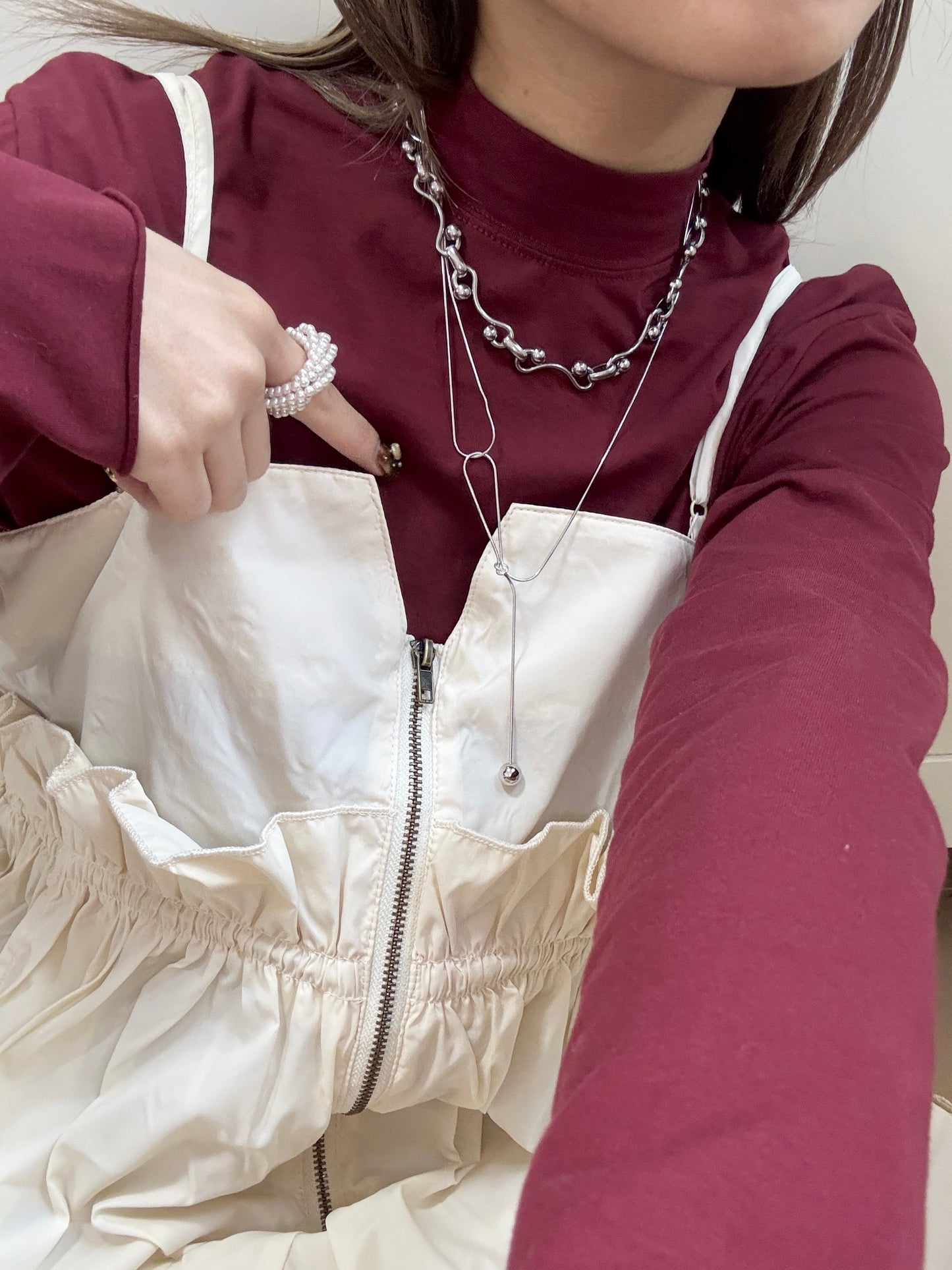 推薦款！波波打結相連頸鏈