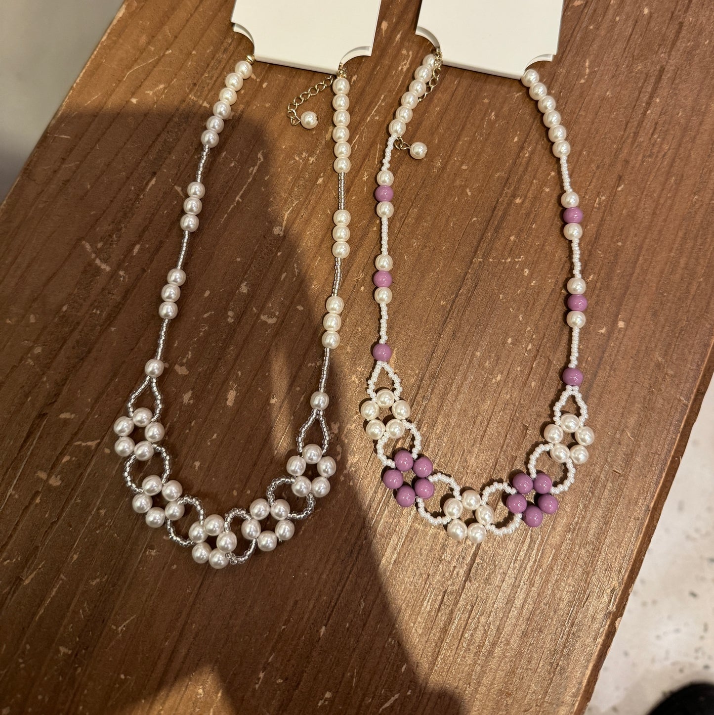 超靚花花珠頸鏈！！！