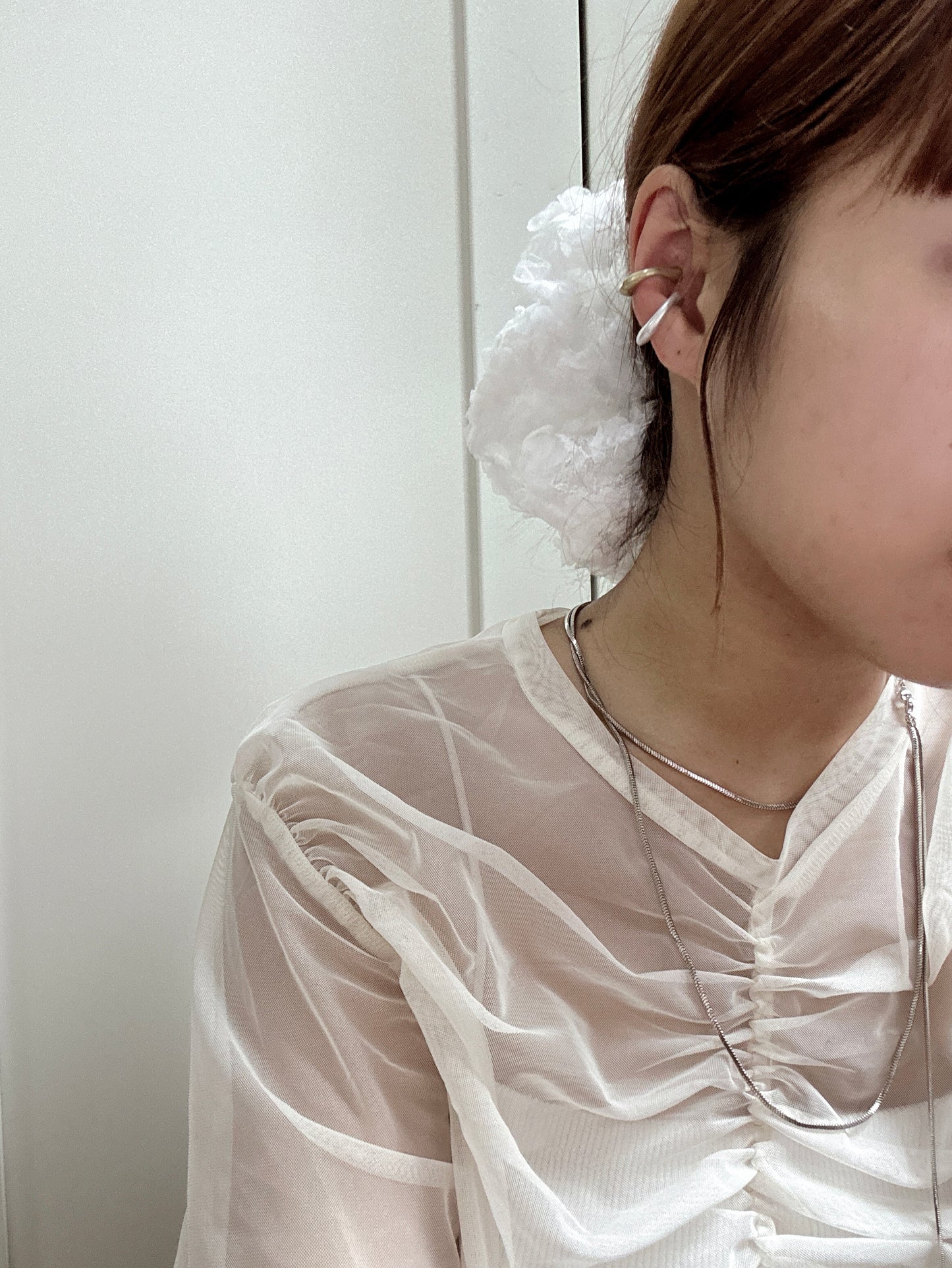 霧面水滴感不規則EARCUFF