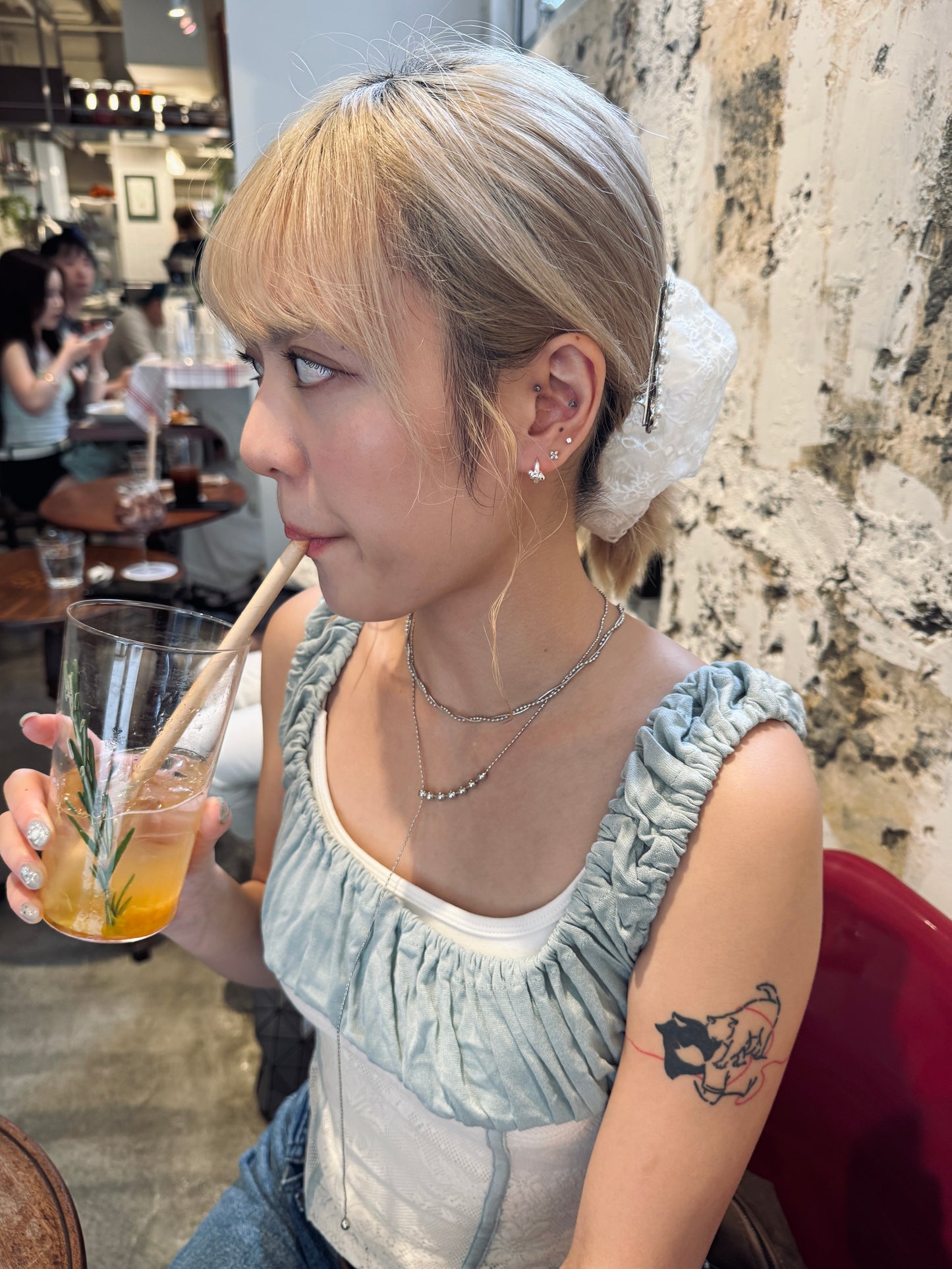 MINI小扭結日常耳環