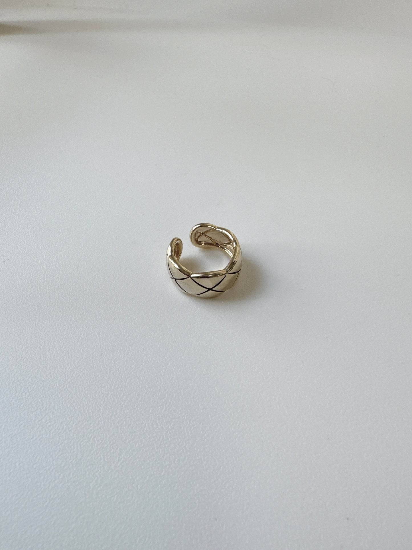 自留款！菱格波浪邊RING