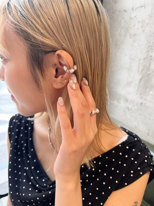 氣質感大珍珠EAR CUFF