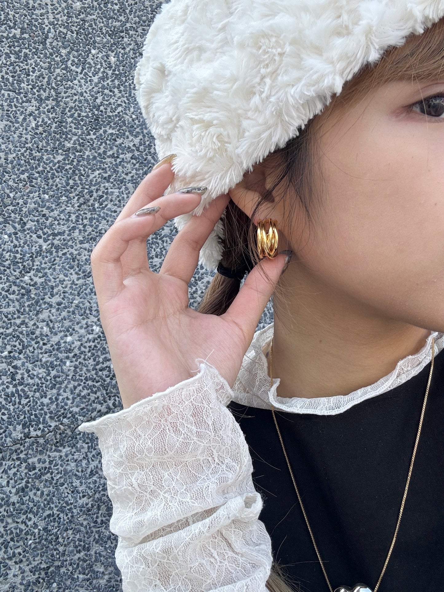 自留推薦款！百撘日常繞圈圈耳環