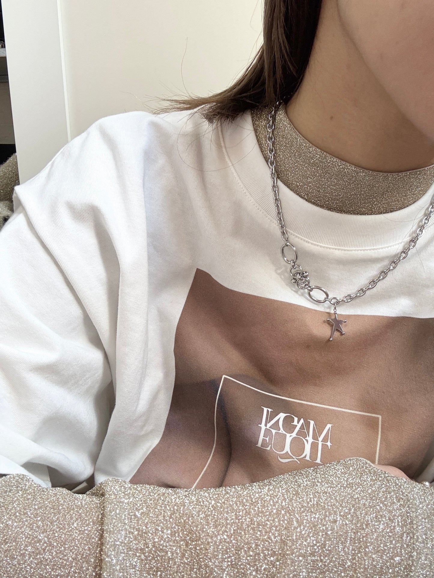 特別扣星形點點頸鏈