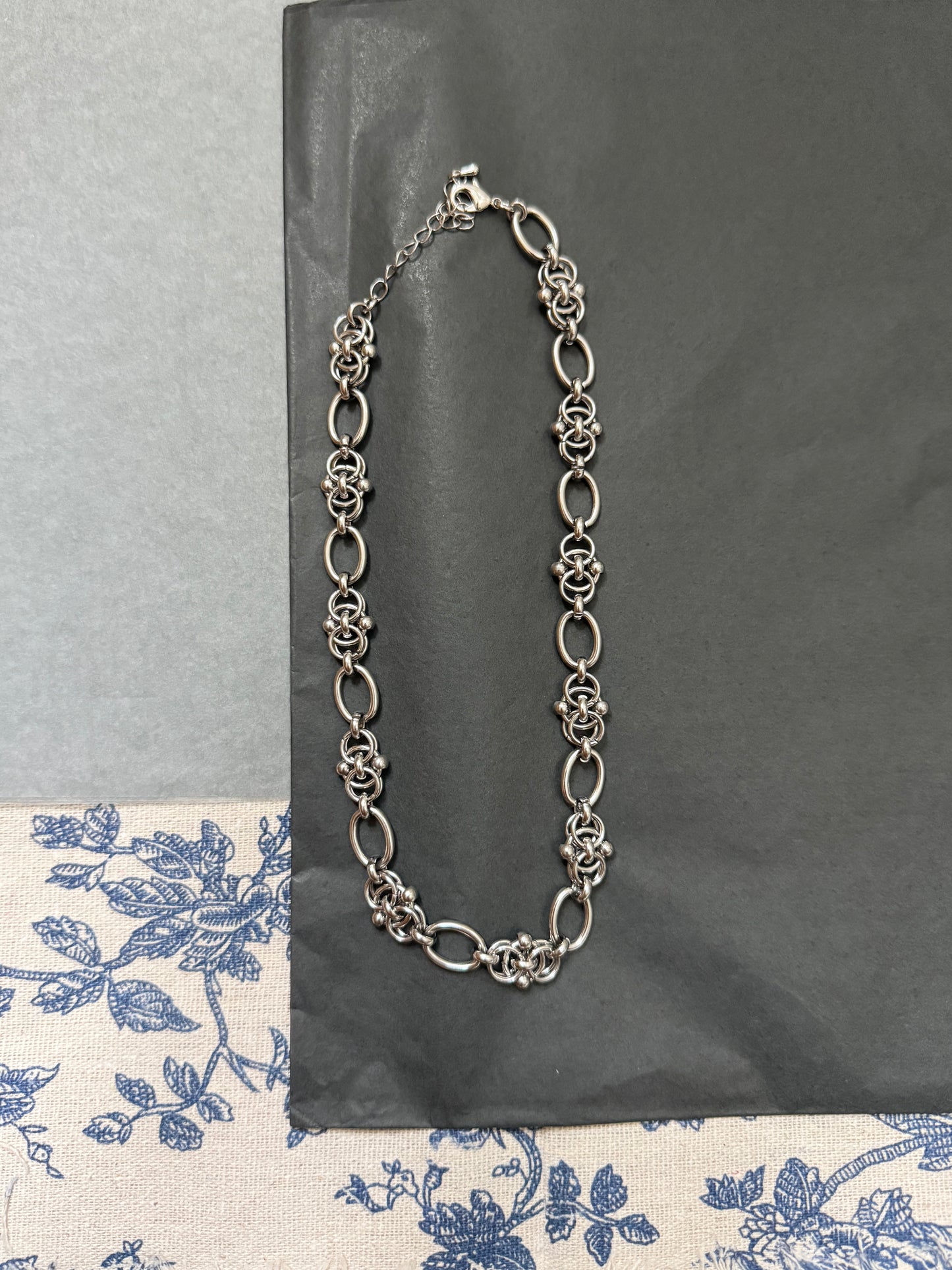 推！自留靚圓珠扣扣頸鏈