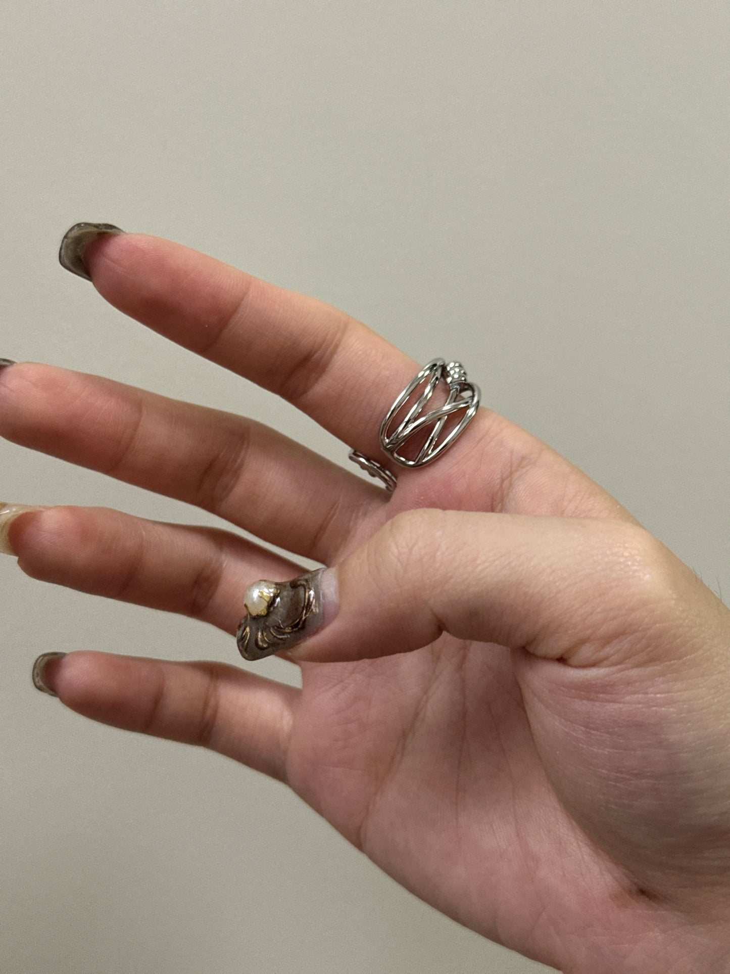 Basic橫條扣扣RING