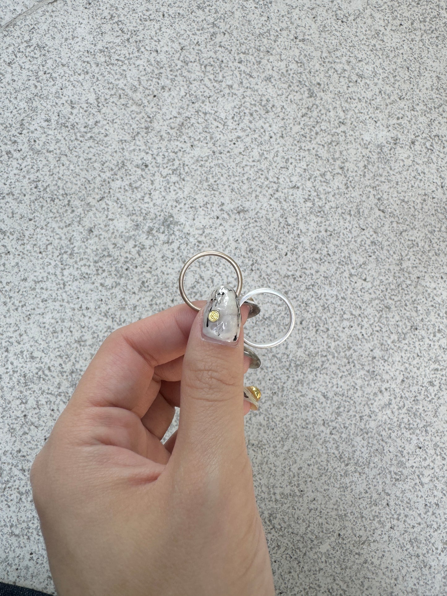 手指幼女生可入手～！霧面幼圈RING