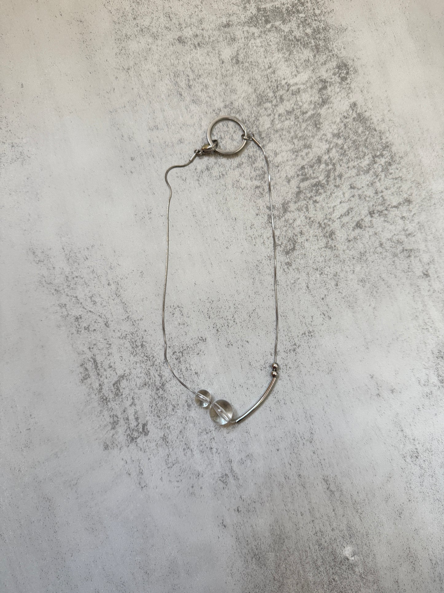 簡約透明感波波頸鏈！