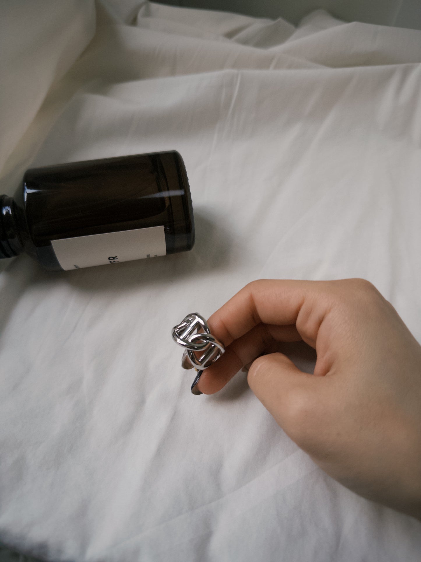 型一點的～粗字母交叉RING