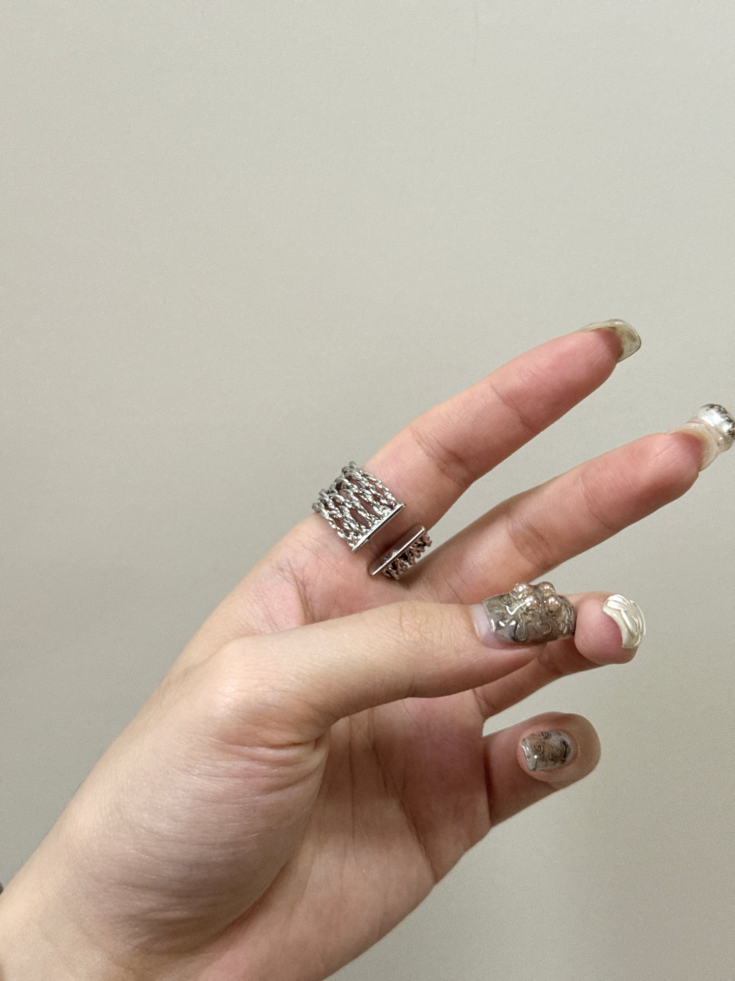 可調size 粗線RING