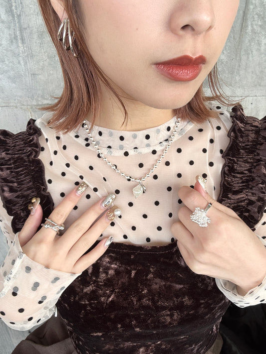 推！珠珠拼質感珍珠頸鏈